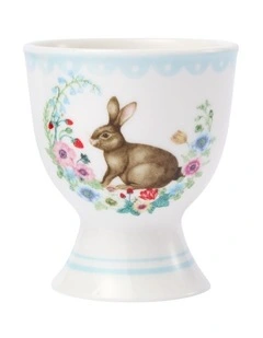 Clover and Cotton Tail Meadow Bunny Egg Cup in Multi