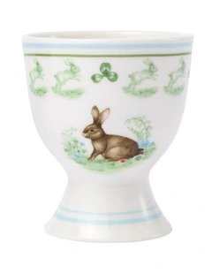 Clover and Cotton Tail Little Bunny Land Egg Cup in Multi