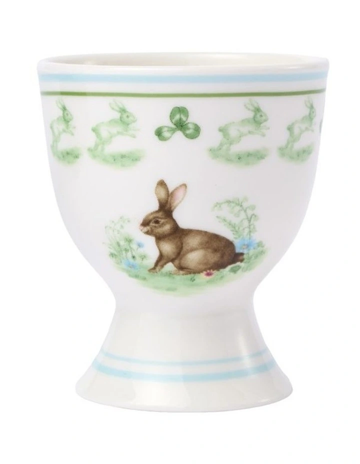 Clover and Cotton Tail Little Bunny Land Egg Cup in Multi image 1