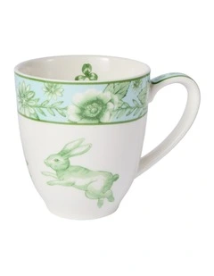 Clover and Cotton Tail Hare and Heritage Mug 375ml Gift Boxed in Multi