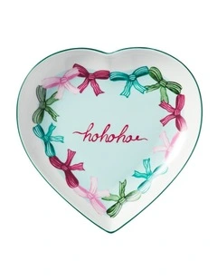 Fa la la Heart Dish 20cm Gift Boxed
