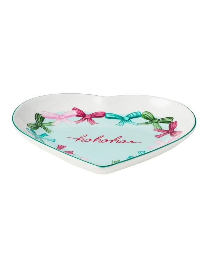 Fa la la Heart Dish 20cm Gift Boxed image 2