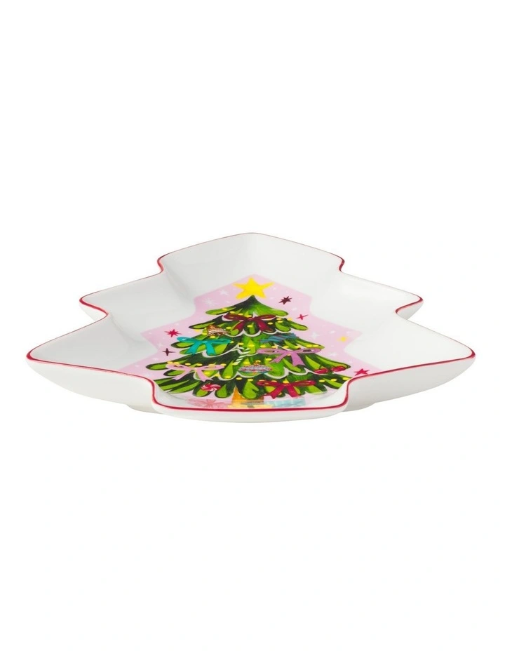 Maxwell & Williams Fa la la Tree Dish 25.5cm Gift Boxed image 2