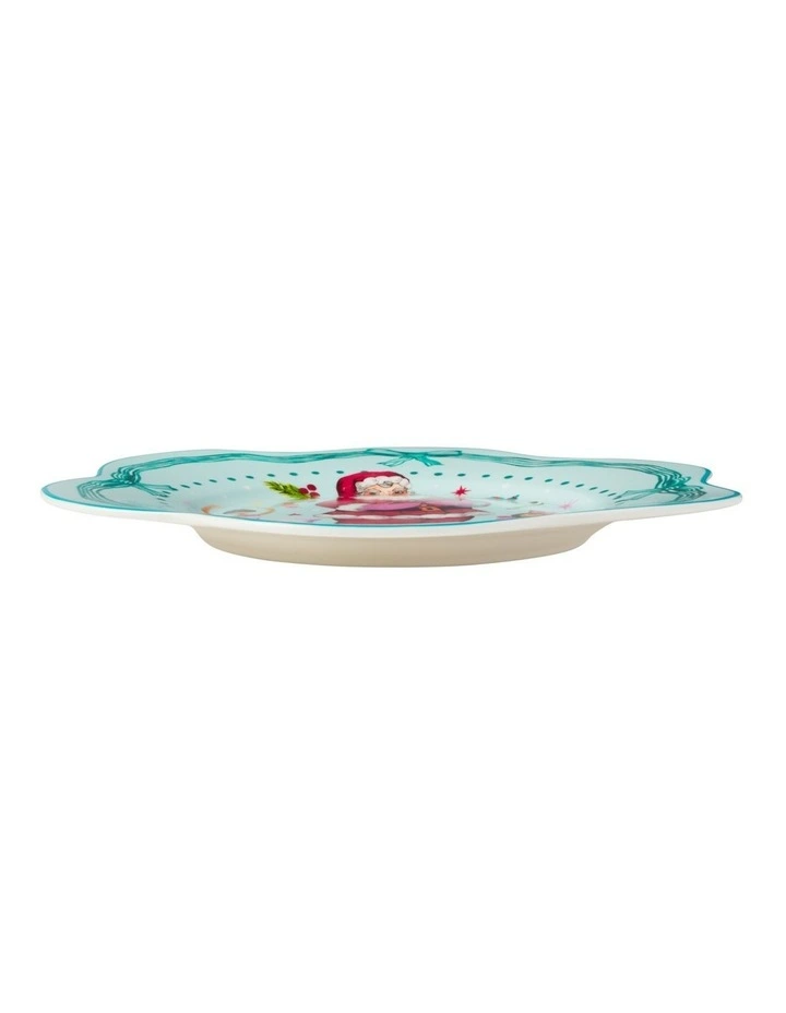 Maxwell & Williams Fa la la Scallop Rim Plate 21.5cm Light Blue Gift Boxed image 3