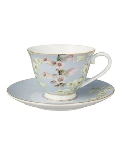 Royal Botanic Gardens Foxglove Footed Cup & Saucer 200ML Gift Boxed