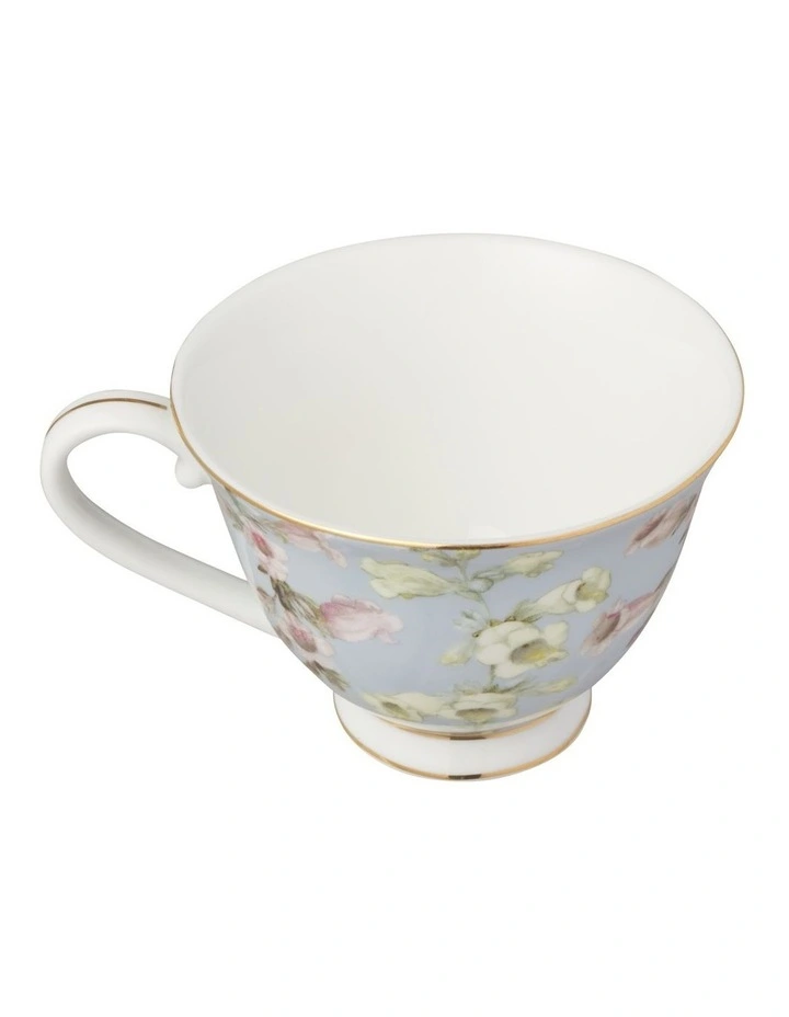 Royal Botanic Gardens Foxglove Footed Cup & Saucer 200ML Gift Boxed image 2