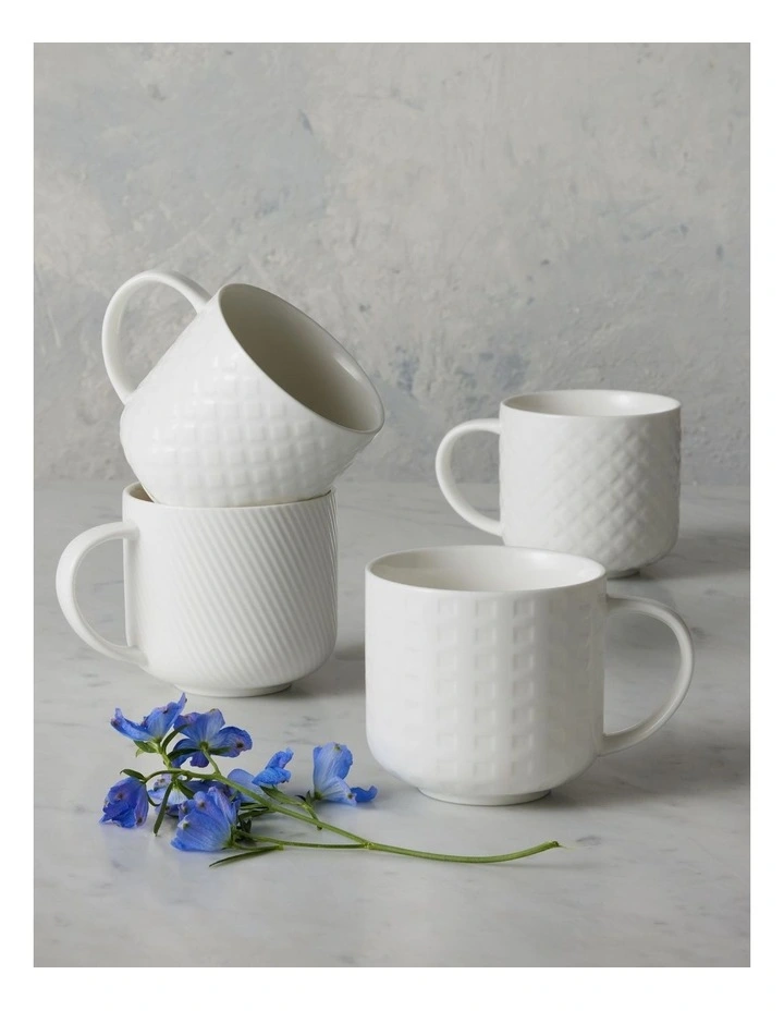White Basics Mug 380ML Grid image 4