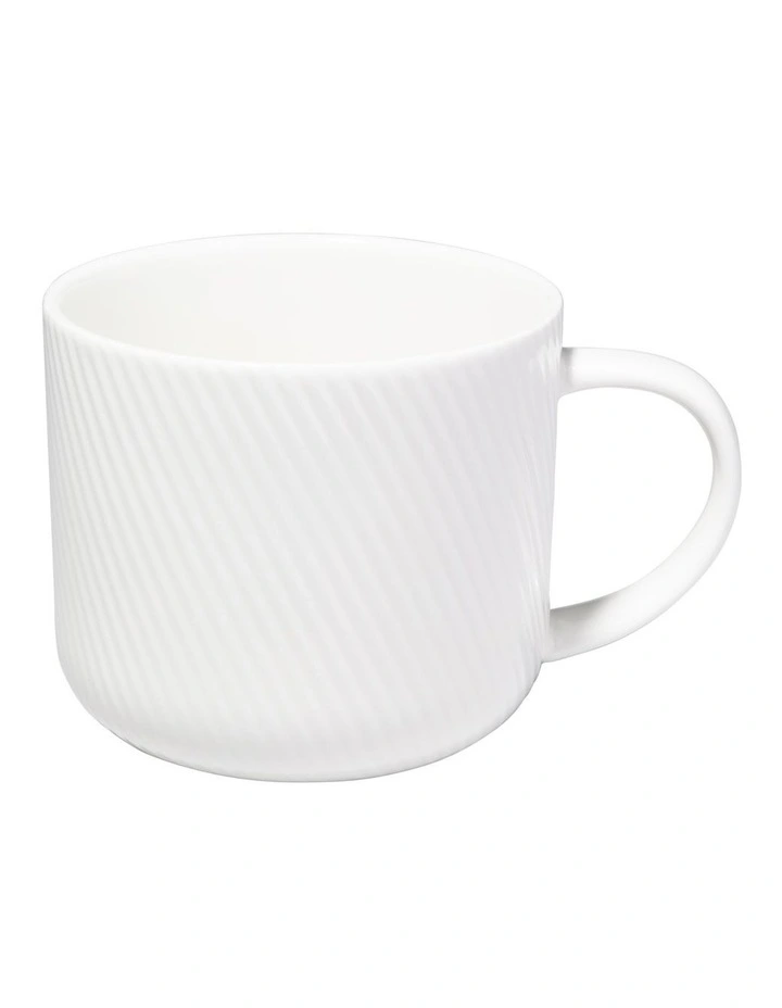 White Basics Mug 380ML Swirl image 2