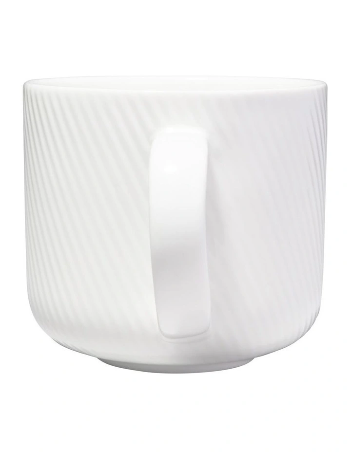 White Basics Mug 380ML Swirl image 3