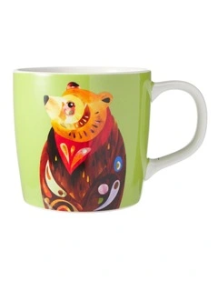 Pete Cromer Woodland Creatures Mug 375ML Brown Bear Gift Boxed