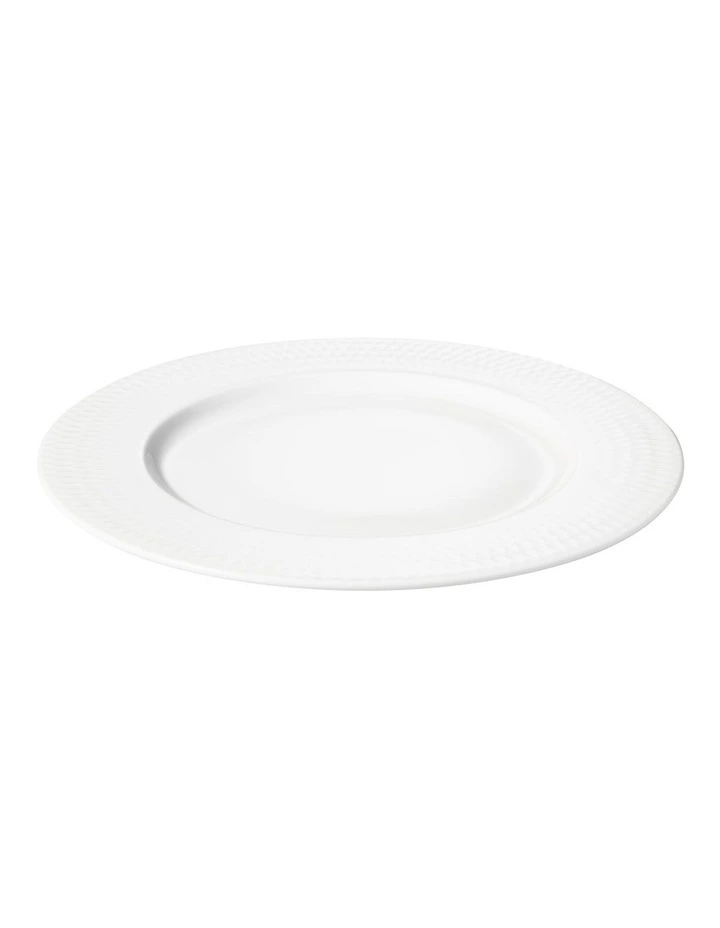 White Basics Diamonds Rim Side Plate 19cm image 2