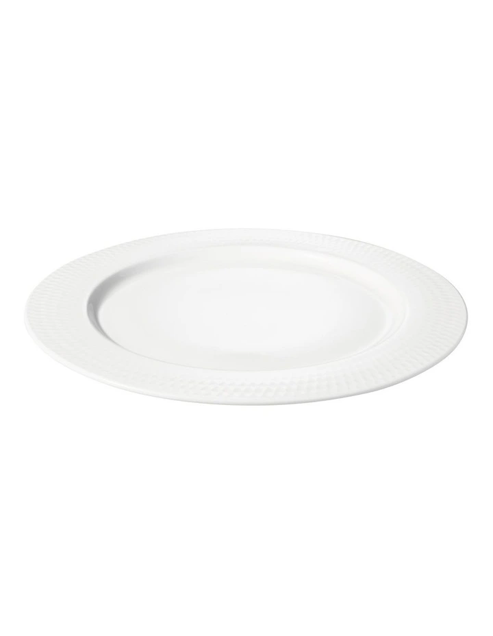 White Basics Diamonds Rim Entree Plate 23cm image 2