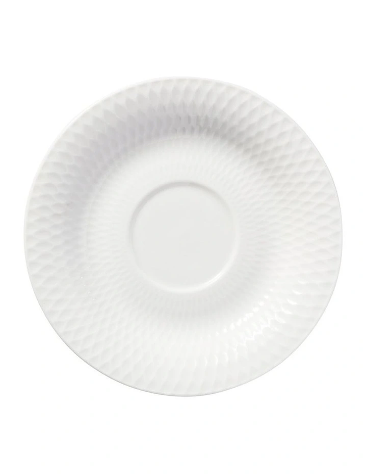 White Basics Diamonds Footed Demi Cup & Saucer 90ML image 3