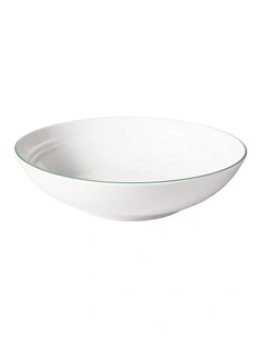 White Basics Edge Coupe Bowl Shallow 18.5x4.5cm