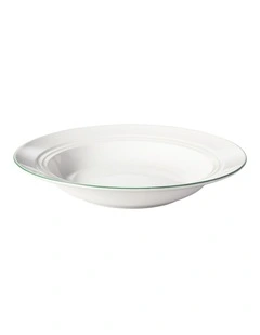 White Basics Edge Rim Soup Bowl 23x4.5cm