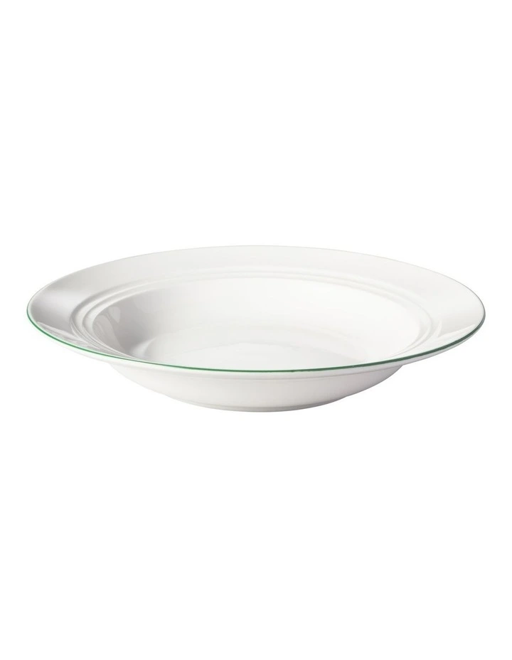 White Basics Edge Rim Soup Bowl 23x4.5cm image 1