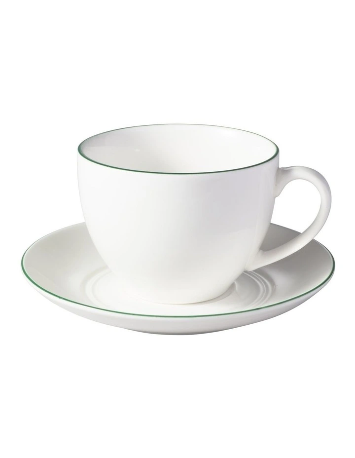 White Basics Edge Cup & Saucer 260ML image 2