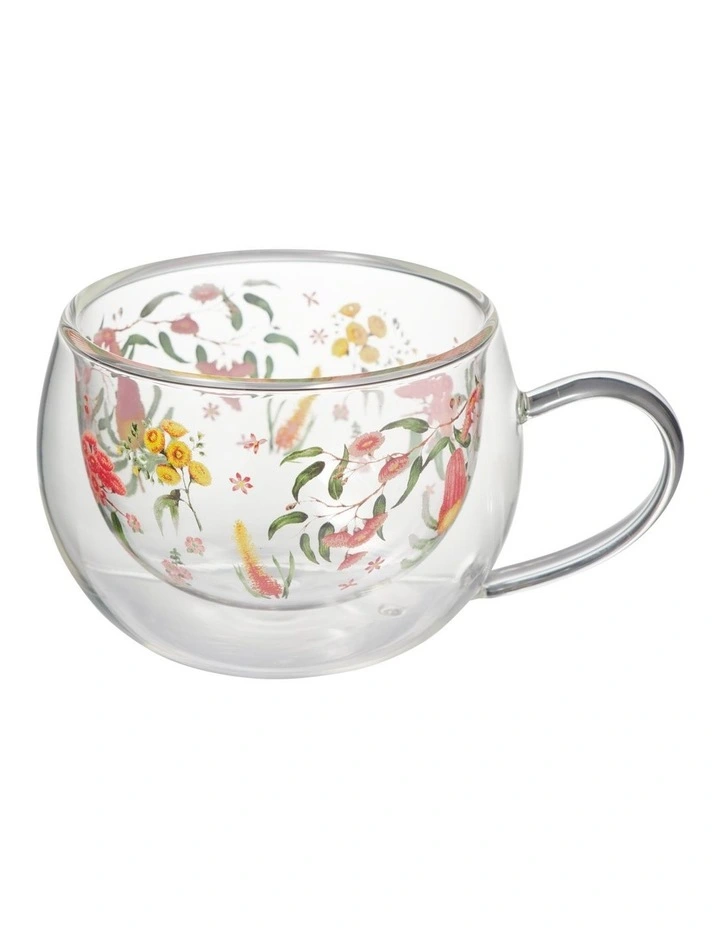 Blend Honey Wattle Double Wall Cup & Saucer 270ML Gift Boxed image 2