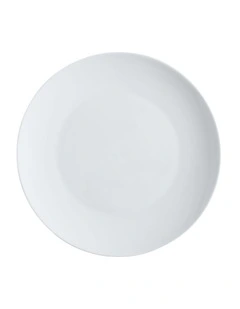 Cashmere Coupe Entre Plate 23cm in White