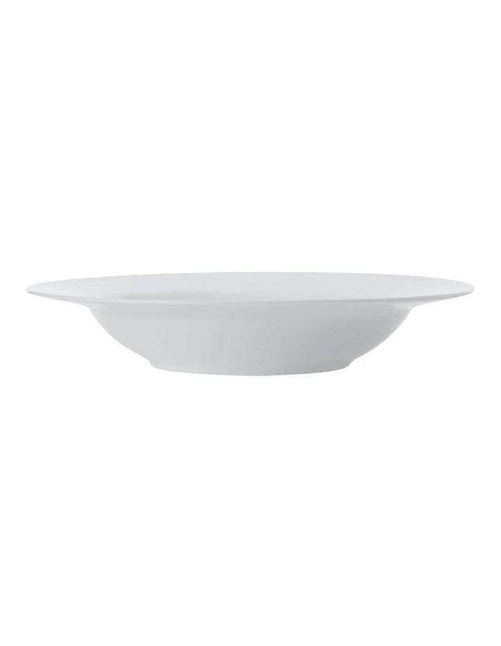 Cashmere Rim Soup Bowl 23cm in White image 1