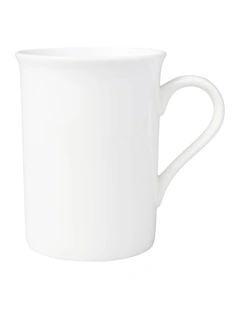 Cashmere Cylindrical Mug 340ml in White