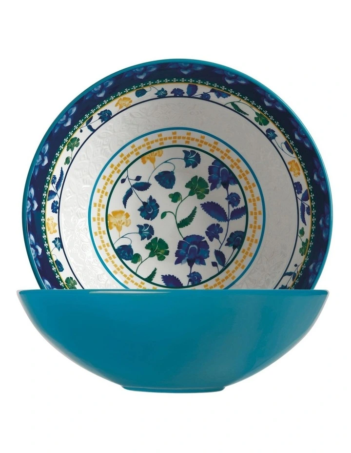 Rhapsody Round Bowl 30cm Gift Boxed in Blue image 1