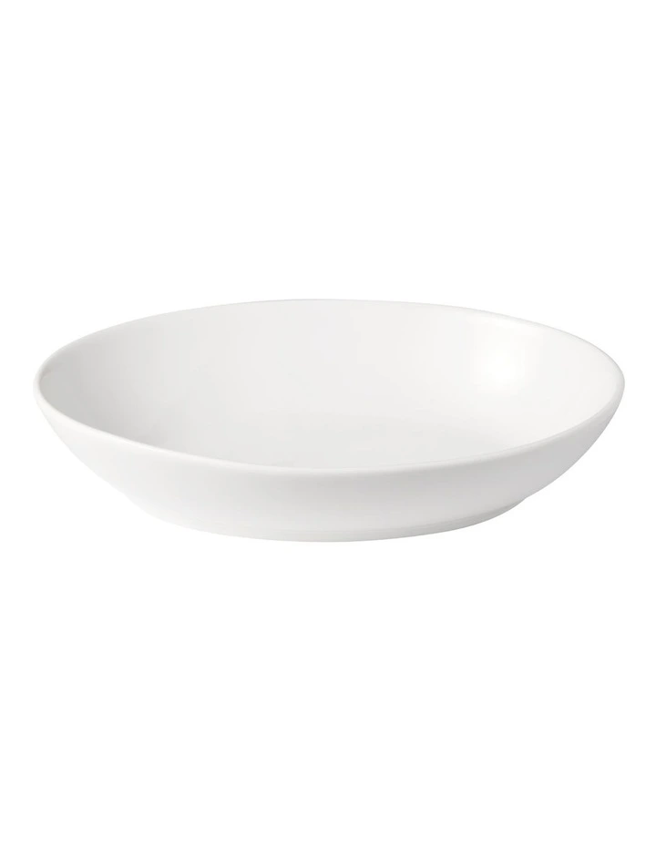 White Basics Oval Bowl 20x14cm in White image 1