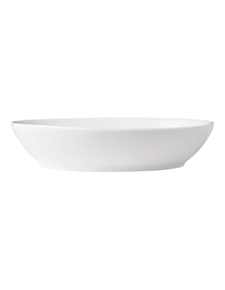 White Basics Oval Bowl 20x14cm in White image 2
