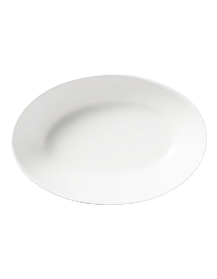 White Basics Oval Bowl 20x14cm in White image 3