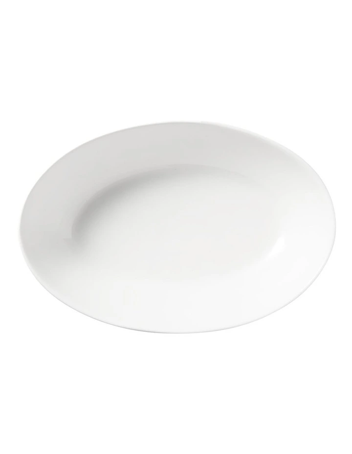 White Basics Oval Bowl 20x14cm in White image 3