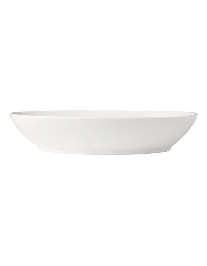 White Basics Oval Bowl 25x17cm in White image 2