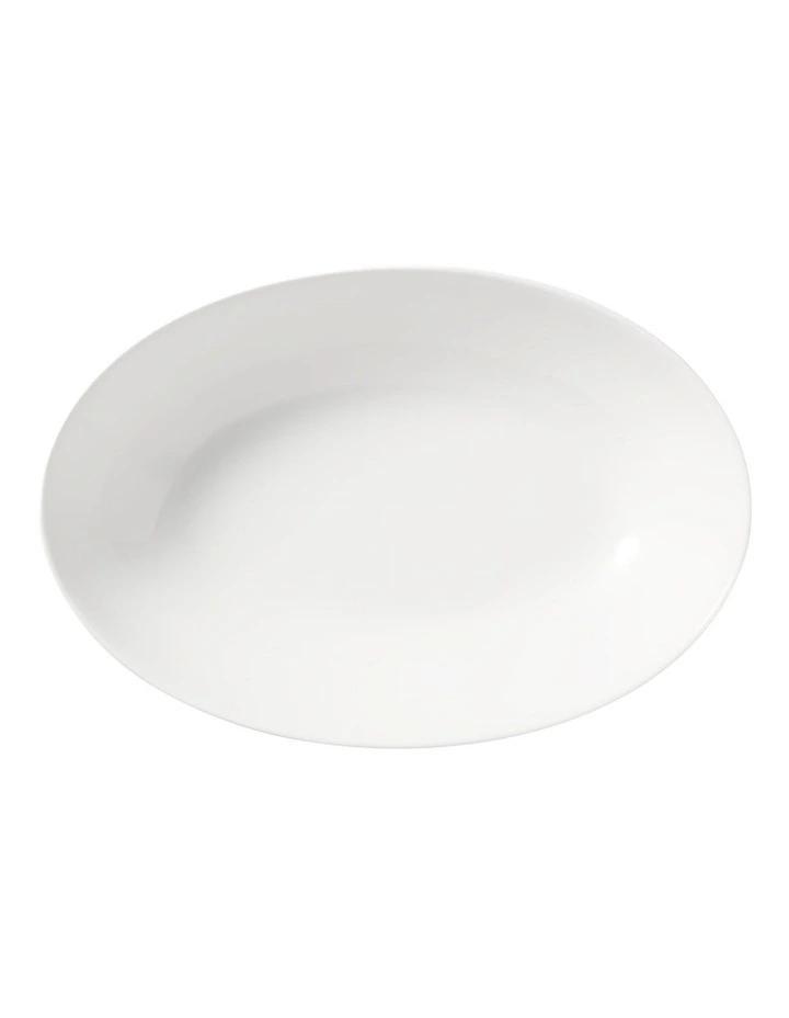 White Basics Oval Bowl 25x17cm in White image 3