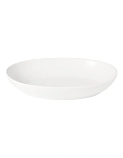 White Basics Oval Bowl 30x20cm in White