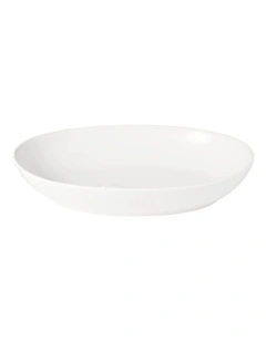 White Basics Oval Bowl 30x20cm in White