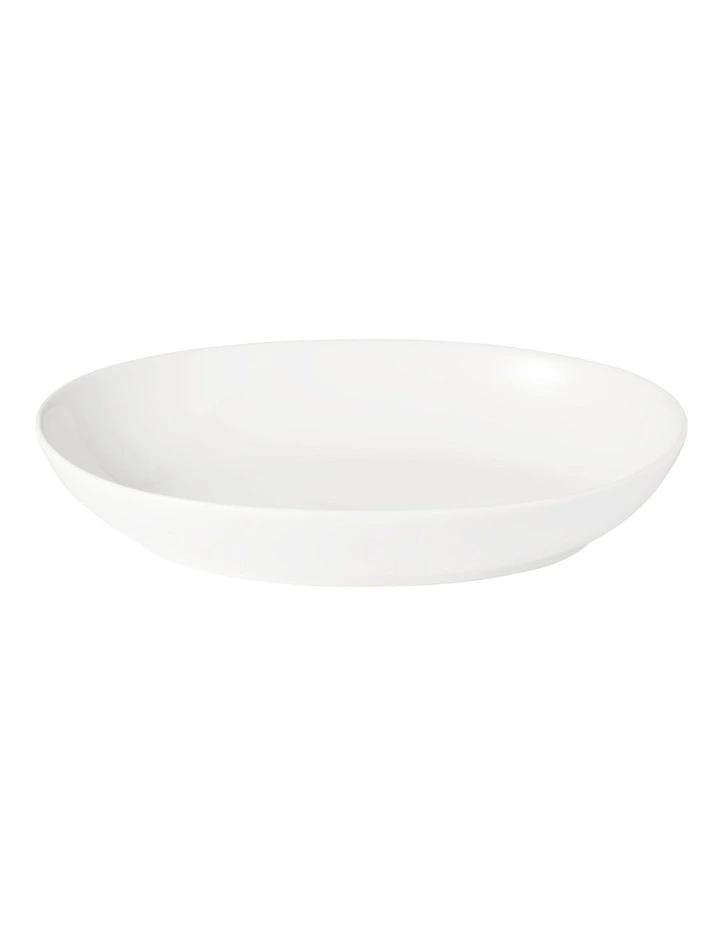 White Basics Oval Bowl 30x20cm in White image 1