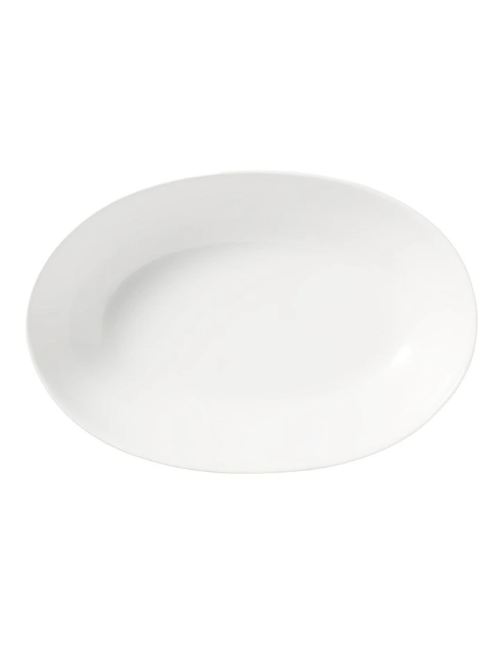 White Basics Oval Bowl 30x20cm in White image 2