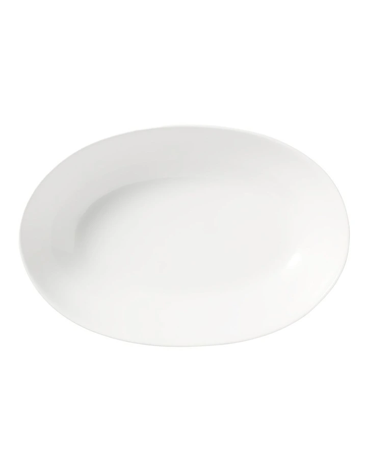 White Basics Oval Bowl 30x20cm in White image 2