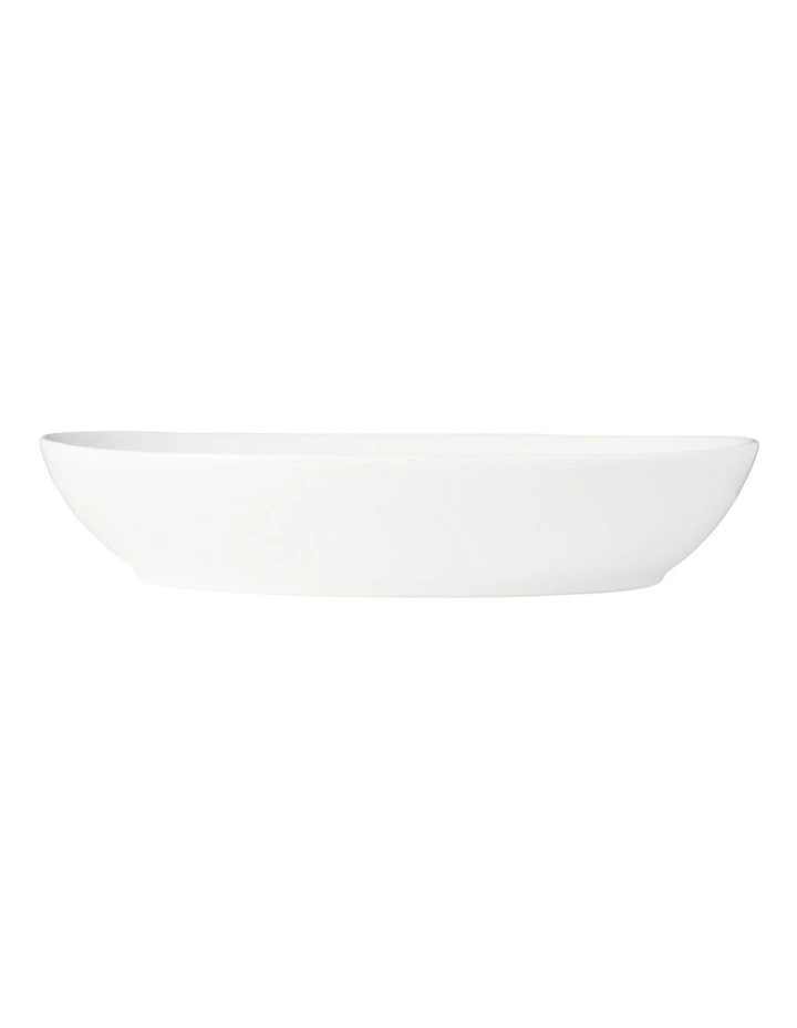 White Basics Oval Bowl 30x20cm in White image 3