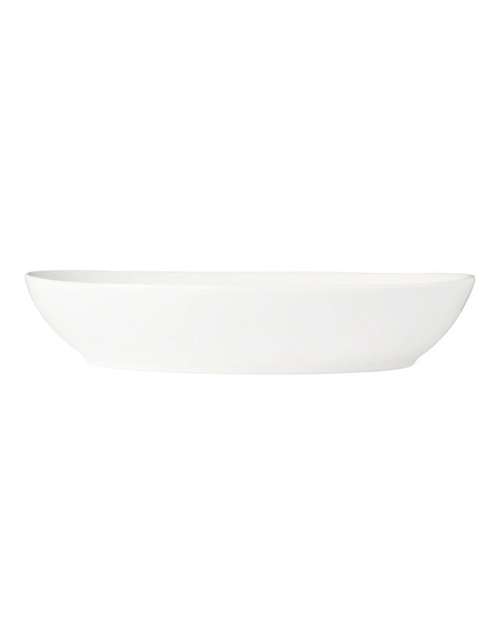 White Basics Oval Bowl 30x20cm in White image 3