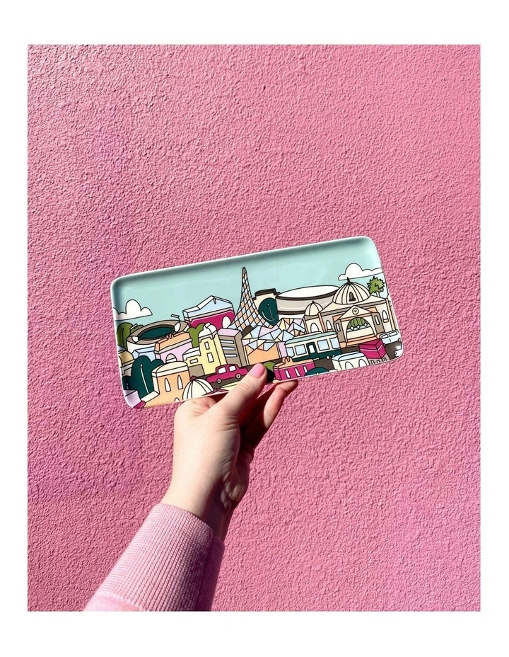 Megan McKean Cities Rectangle Plate 25x12cm Tokyo Gift Boxed image 4