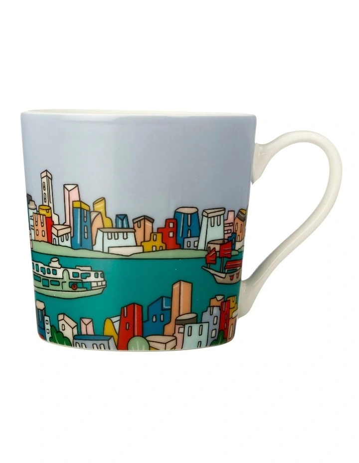 Megan McKean Cities Mug 430ml Hong Kong Gift Boxed image 1