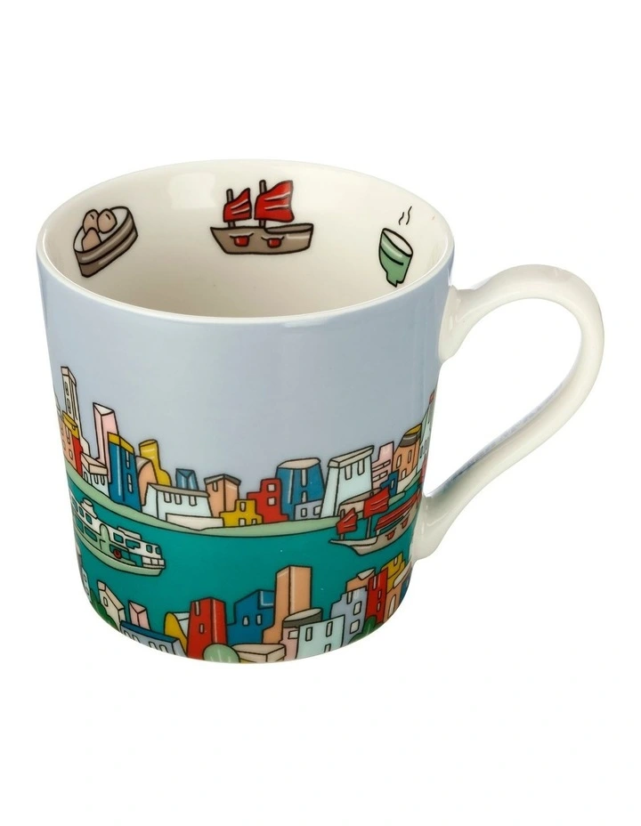 Megan McKean Cities Mug 430ml Hong Kong Gift Boxed image 3