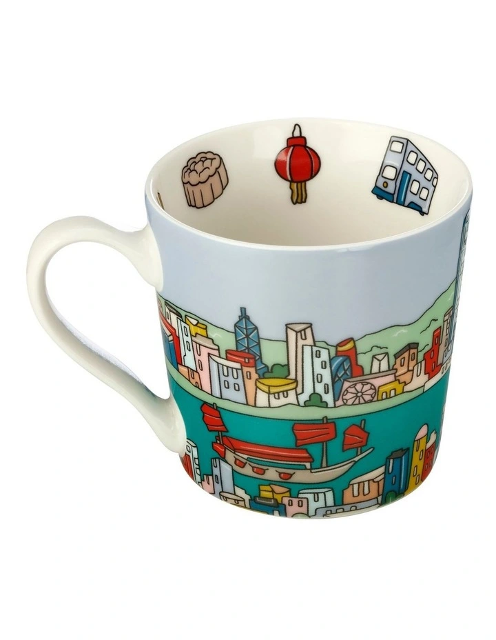 Megan McKean Cities Mug 430ml Hong Kong Gift Boxed image 4