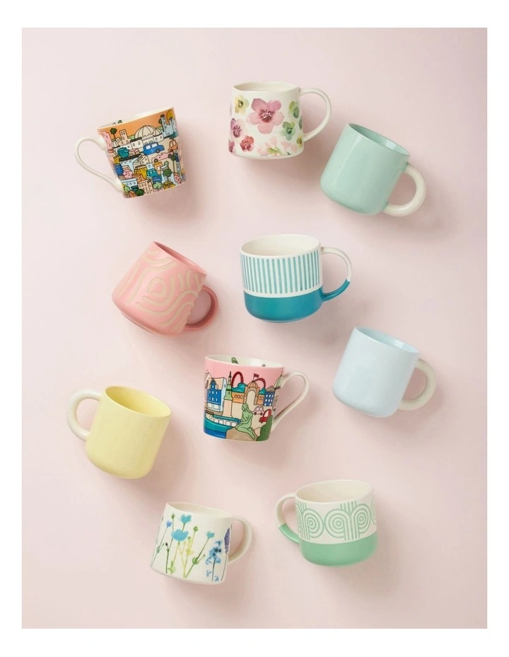 Sherbet Mug 370ml in White image 2