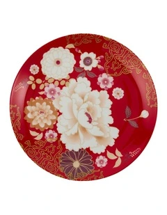 Kimono Cake Plate 20cm in Red
