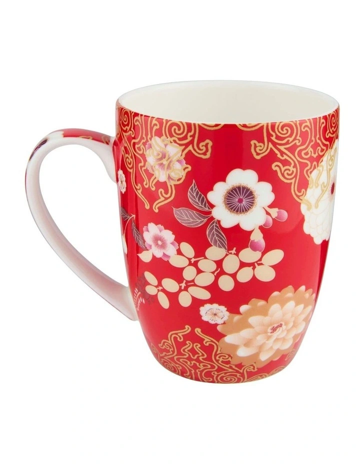 Kimono Mug 400ml in Red image 2