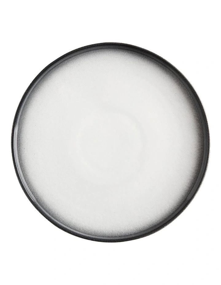 Caviar Granite High Rim Plate 26.5cm Set of 4 in Black image 2