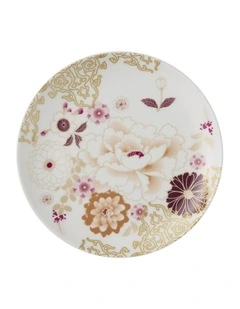 Kimono Cake Plate 20cm in White
