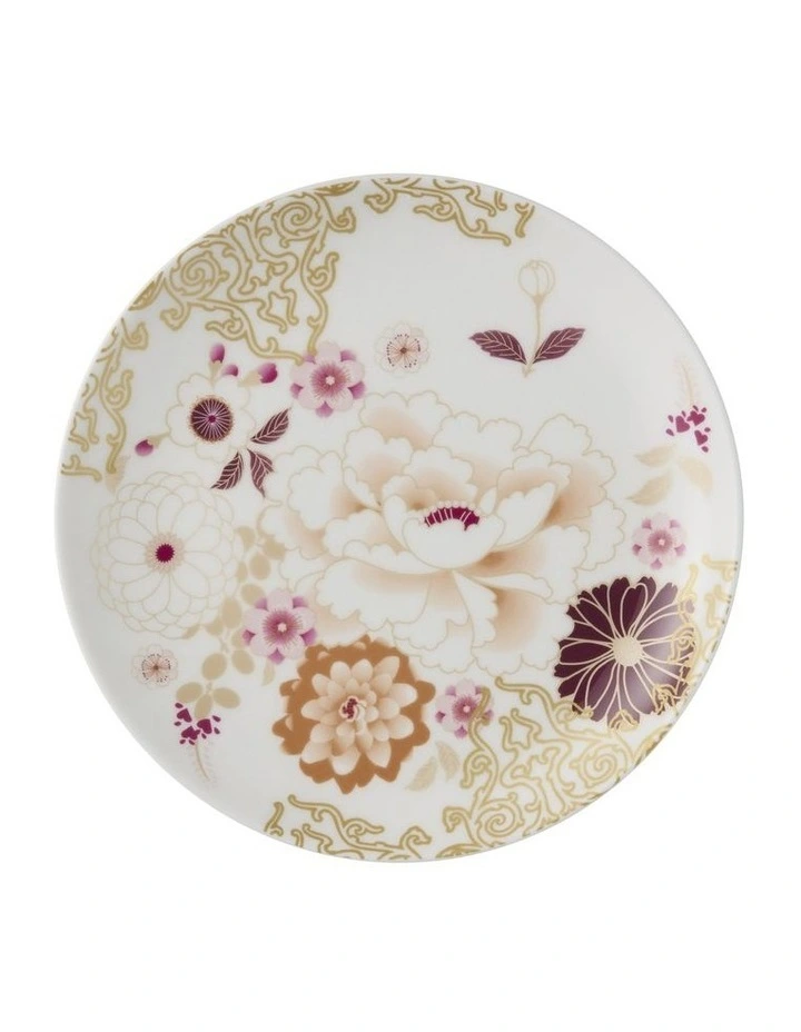Kimono Cake Plate 20cm in White image 1