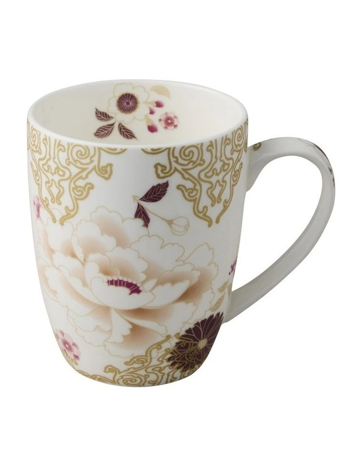 Kimono Mug 400ml in White image 1